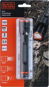 Latarka Black+Decker LATARKA TAKTYCZNA ALUMINIOWA 3,5W 200LUMENÓW BLACK + DECKER 2