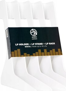 Vinyl record stand white 2