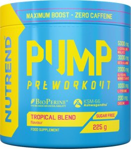 Nutrend NUTREND Pump Preworkout 225g Tropical 1