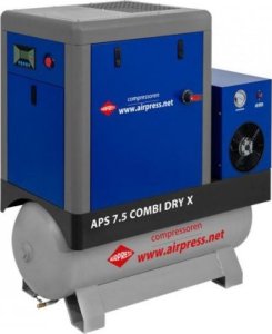 Kompresor samochodowy Airpress KOMPRESOR ŚRUBOWY APS 7.5 COMBI DRY X (1 SZT) 1