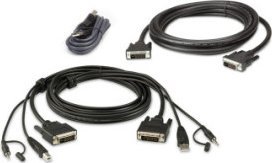 Kabel Triton ATEN 2L-7D02UDX3 USB DVI-D Dual Link Dual Display Secure KVM Kabel Set 1