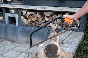 Black+Decker Piła ręczna łukowa kabłąkowa do drewna ogrodowa Black 8