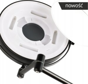 Lustro FANECO Lustro hotelowe łazienkowe Como LED CZARNE NOWOŚĆ 6