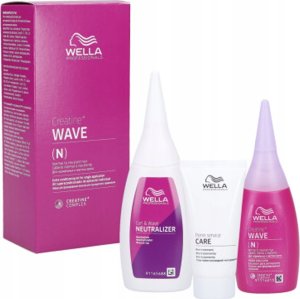 Wella Professionals Wave (N) Set Wella Professionals: Perm Service Care, Hair Lotion Treatment, Post-treatment, 30 ml + Curl & Wave, Hair Perm Neutralizer, Perm Hair, For Normal To Resistant Hair, 100 ml + Creatine+ Wave (N), Hair Perm Lotion, Waves, For 1