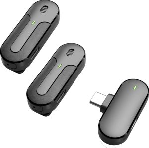 Mikrofon Medialove Mikrofony bezprzewodowe krawatowe K83 + powerbank 5