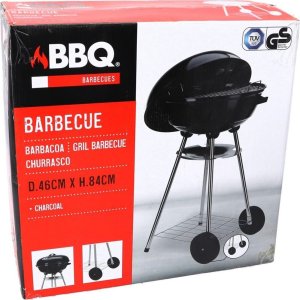 Palenisko ogrodowe BBQ Grill ogrodowy kulisty rex stalowy 46 x 84 cm 2