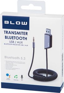 Transmiter FM Blow 74-174# Transmiter blow bluetooth mini + aux cable 3