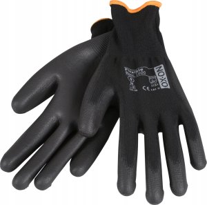 OX-ON handske Black Flex - Finger Coated, str. 9 4
