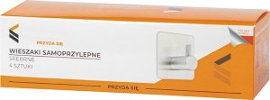 Blow Wieszaki metalowe samoprzylepne srebrne 4szt. 69-026# 3