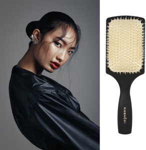 Tools For Beauty KASHOKI Smooth PADDLE White szczotka z włosiem dzika 5