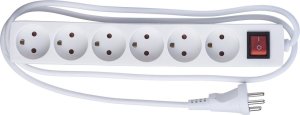 Kabel zasilający MicroConnect Microconnect GRU0615WDK rozgałęziacz 1,5 m 6 x gniazdo sieciowe Wewnętrzna Biały 1