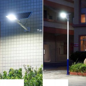 MOCNA DUŻA LAMPA SOLARNA ULICZNA OGRODOWA PILOT SUPER PREMIUM AKUMULATOR LG 4