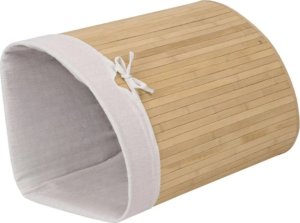 Kosz na pranie, na bieliznę bambusowy narożny 60l 9