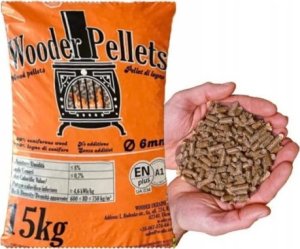 Pellet drzewny wydajny certyfikowany 15 kg 6 mm 1