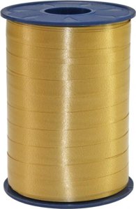 Gavebånd Glossy, 10 mm x 250 m, guld 1