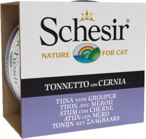 Schesir SCHESIR dla kotów Oceanic Adult w Galarecie Tuńczyk z granikiem 85g 1