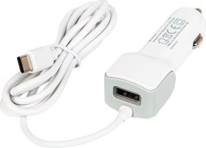 Ładowarka Blow 75-729# Ładowarka samochodowa 5v 2,1a usb-c +gniazdo usb 12v-24v d21c 1