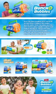 Bunch O Balloons Bunch O Bubbles Mega Bubble Blaster - a large motorized bubble gun 11