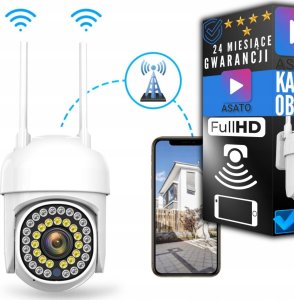 Kamera IP KAMERA IP WIFI OBROTOWA ZEWNĘTRZNA WEWNĘTRZNA HD ŚLEDZENIE RUCHU 3