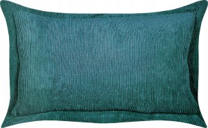 Beliani 2 sztruksowe poduszki dekoracyjne 47 x 27 cm lazurowe ZINNIA 4