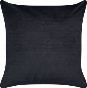 Beliani 2 welurowe poduszki dekoracyjne w motyle 45 x 45 cm czarne YUZURI 5