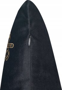 Beliani 2 welurowe poduszki dekoracyjne w motyle 45 x 45 cm czarne YUZURI 6