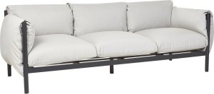 Beliani Zestaw ogrodowy 5-osobowy jasnoszary ESPERIA 3