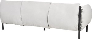 Beliani Zestaw ogrodowy 5-osobowy jasnoszary ESPERIA 5