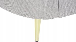 Beliani Sofa 2-osobowa szara TROSA 11