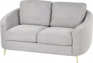 Beliani Sofa 2-osobowa szara TROSA 6