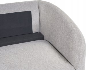 Beliani Sofa 2-osobowa szara TROSA 8