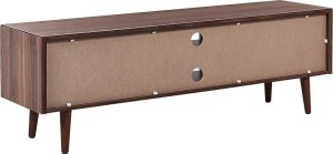 Beliani Szafka RTV ciemne drewno FRANKLIN 6
