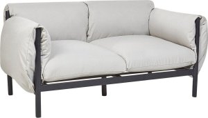 Beliani Sofa ogrodowa 2-osobowa jasnoszara ESPERIA 3