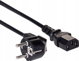 Kabel zasilający Akyga Kabel zasilający Akyga AK-PC-08C CU CEE 7/7 / IEC C13 10m 1