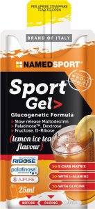 NamedSport NAMEDSPORT Sport Gel Glucogenic Formula 25ml ZEL ENERGETYCZNY Lemon Ice Tea 1