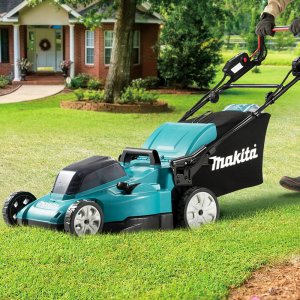 Kosiarka akumulatorowa Makita Makita cordless lawnmower DLM481Z, 36Volt (2x18Volt) (blue/black, without battery and charger, with wheel drive) 18