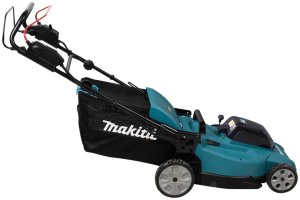 Kosiarka akumulatorowa Makita Makita cordless lawnmower DLM481Z, 36Volt (2x18Volt) (blue/black, without battery and charger, with wheel drive) 6