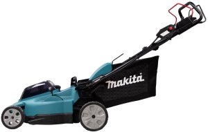 Kosiarka akumulatorowa Makita Makita cordless lawnmower DLM481Z, 36Volt (2x18Volt) (blue/black, without battery and charger, with wheel drive) 9