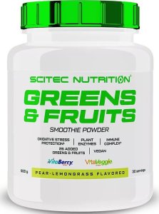 Scitec Nutrition SCITEC Greens&Fruits 600g Pear Lemon Grass 1