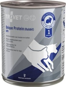 Trovet Trovet Unique Protein UPR Królik Karma Dla Psa Kota 800g 1