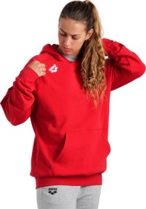 Arena Bluza sportowa z kapturem ocieplana Arena Team Hooded Unisex Sweat Red r.M 4