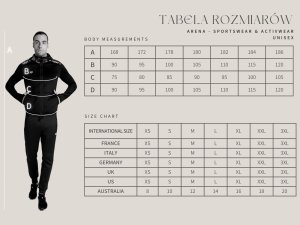 Arena Bluza sportowa z kapturem dresowa z polarem Unisex Team Line R.M 13