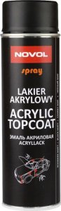 Novol SPRAY ACRYL TOPCOAT CZARNY MAT 500 ML 1