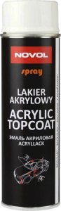 Novol SPRAY ACRYL TOPCOAT BIAŁY POŁYSK 500 ML 1