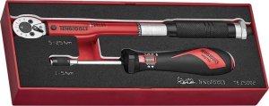 Teng Tools ZESTAW KLUCZ I WKRĘTAK DYNAMOMETRYCZNY 1/4\'\' TEZSD02 1