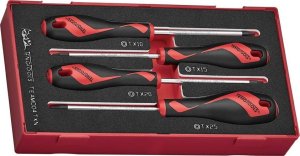 Teng Tools ZESTAW WKRĘTAKÓW TORX TEAMD04TXN, 4SZT. 1