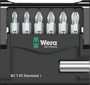 Zestaw narzędzi Wera ZESTAW BITÓW BIT-CHECK 7 PZ UNIVERSAL 1, 7 CZĘŚĆ 3