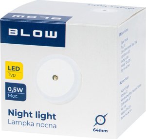 Blow 44-283# Lampka nocna led z czujnikiem zmierzchu różowa 3