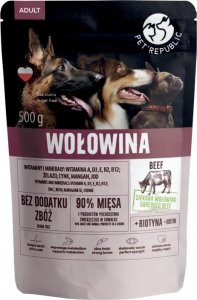 Pet Republic Pet Republic Mokra Karma dla Psa Wołowina Sos 500g 1