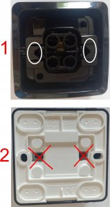 ELEKTROPLAST ŁĄCZNIK ŚWIECZNIKOWY PODWÓJNY BERG/3711-09/EPN 250 V 10 A Elektro-Plast 5